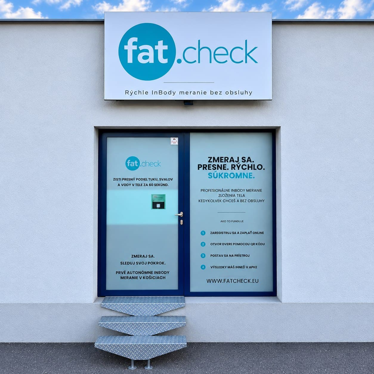 Predajňa Fat Check na Popradskej ulici v Košiciach